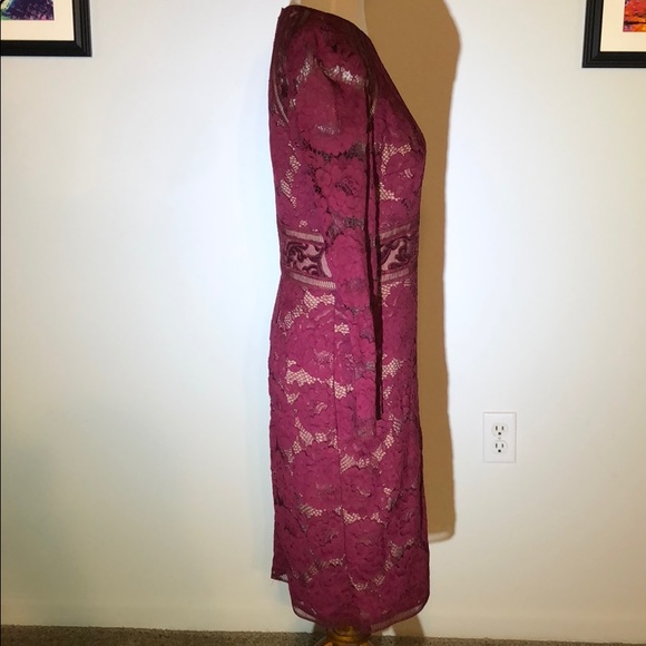 Tadashi Shoji Selena dress in Wine - Picture 8 of 12
